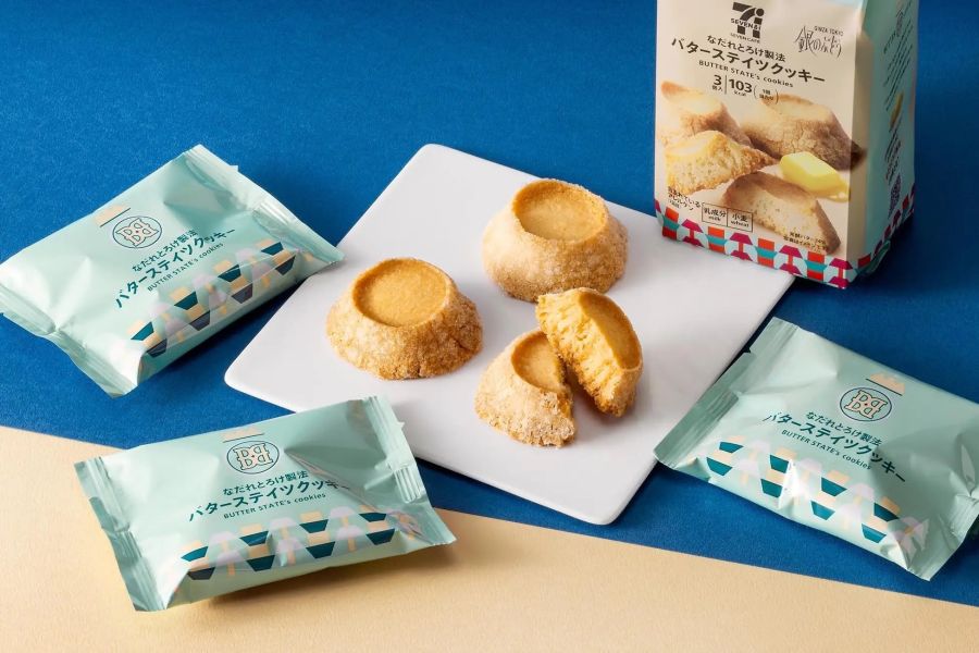 711 butter state's奶油酥餅3袋入 