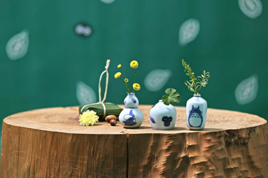 中川政七 肥前吉田燒陶瓷小花瓶 