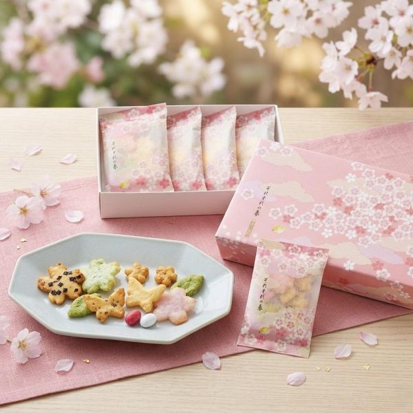 **預購**銀座Akebono 季節限定 綜合米果櫻花禮盒5袋入 