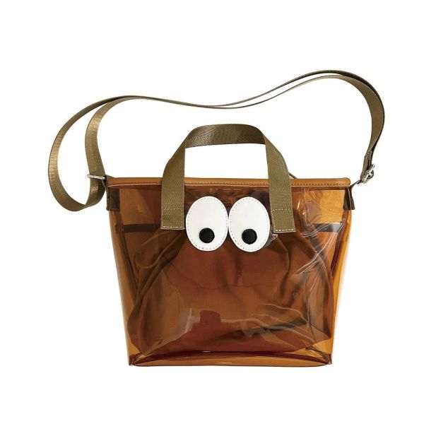 ROOTOTE 眼睛造型 透明兩用包 