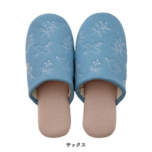 CDF ètendue Hanoca 花鳥刺繡室內拖 