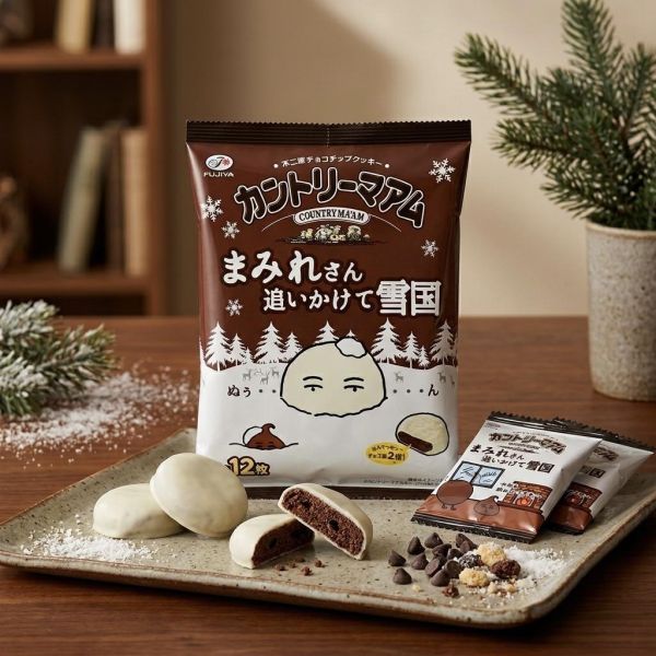 Fujiya 不二家 冬季限定 雪國白巧克力餅乾 