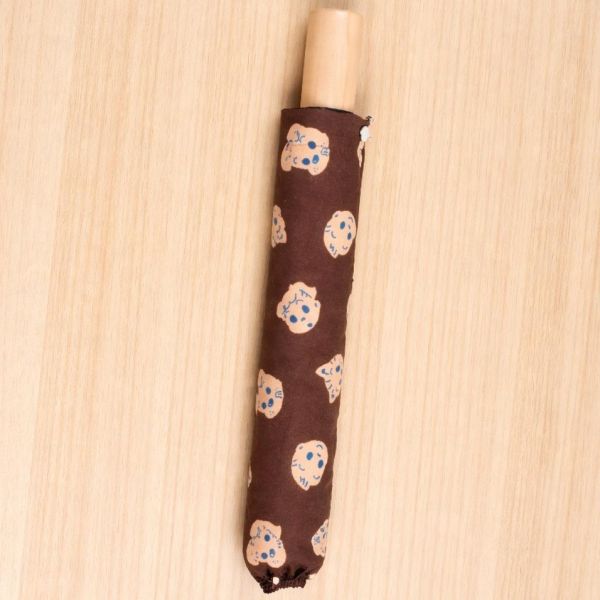 OSAMU 晴雨專用木柄細長摺傘 