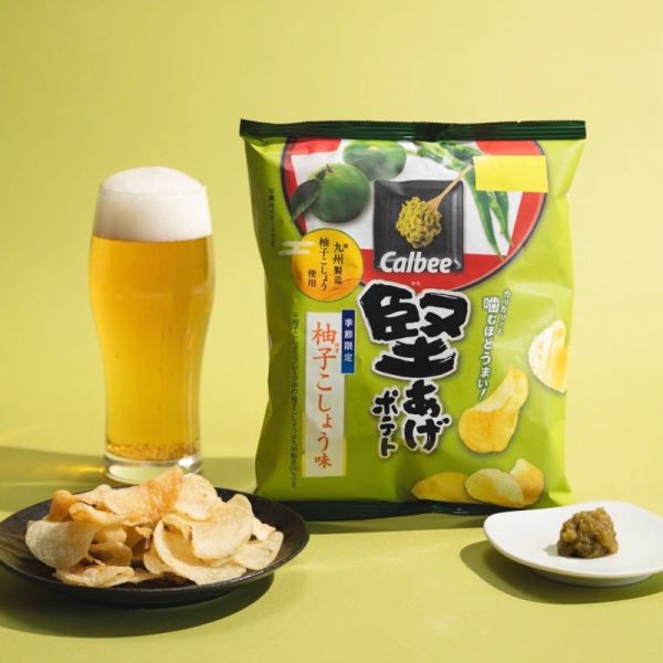 **預購**  Calbee期間限定 堅脆洋芋片(柚子胡椒) 