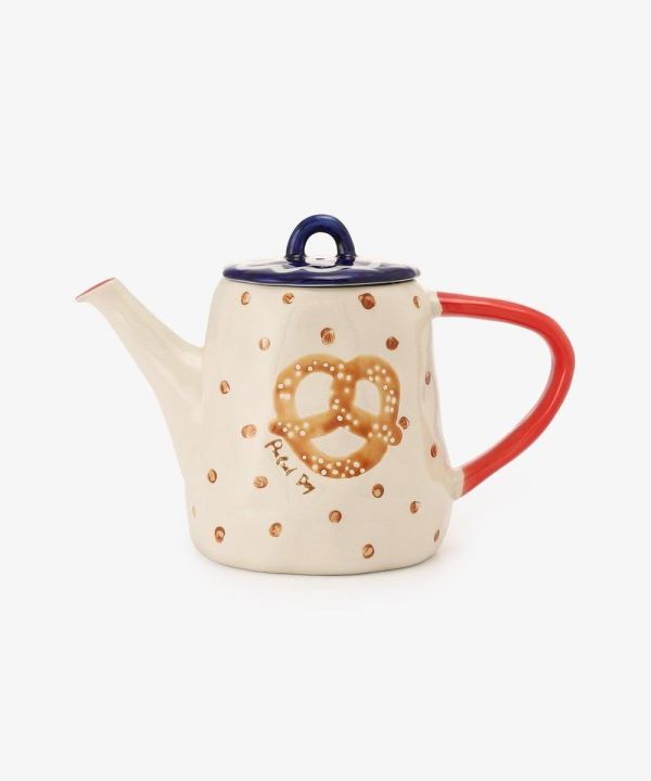 Afternoon Tea 椒鹽蝴蝶餅乾造型陶瓷茶壺870ml 