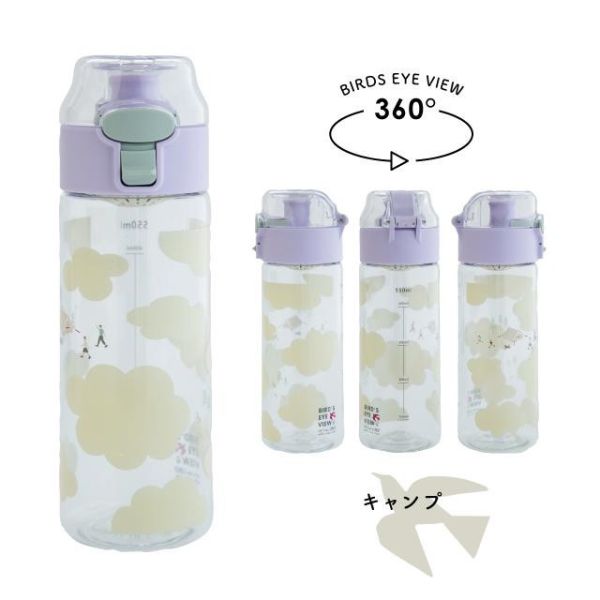 BISQUE 彈蓋式可過濾冷水瓶530ml 