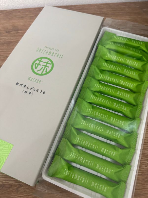shizumoroll 靜岡茶抹茶&焙茶蛋捲 