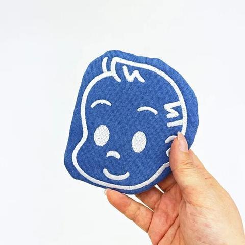 nakajima osamu goods大臉刺繡收納包 