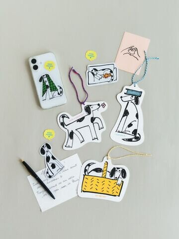 Foinu 米格魯明信片吊卡 