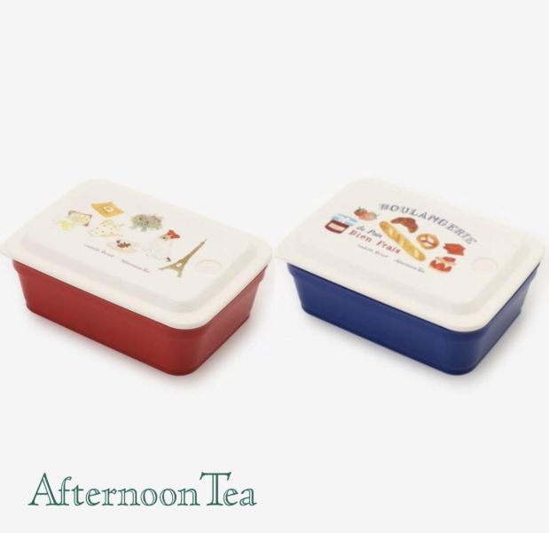 Afternoon Tea 下午茶插圖保鮮盒600ml 