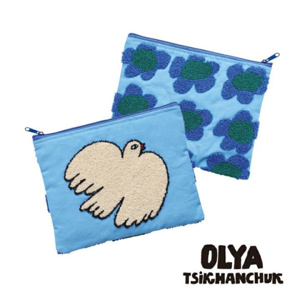 OLY 動物刺繡收納包 