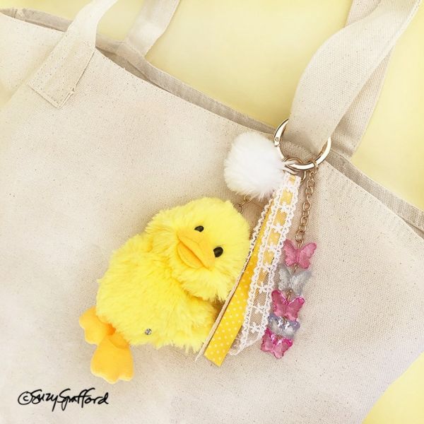 Suzy’sZoo 玩偶愛心串飾鑰匙圈 