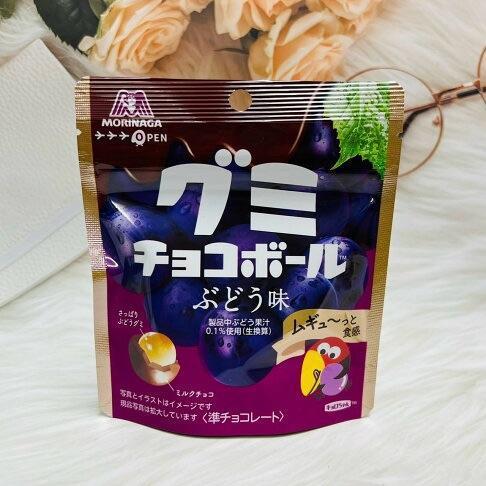 森永 大玉大嘴鳥葡萄軟糖巧克力球 