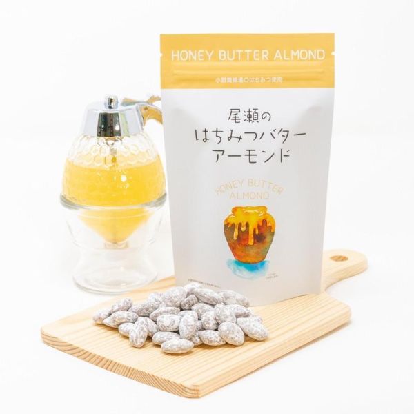 小野養蜂場 尾瀨的蜂蜜奶油堅果夾鏈袋 