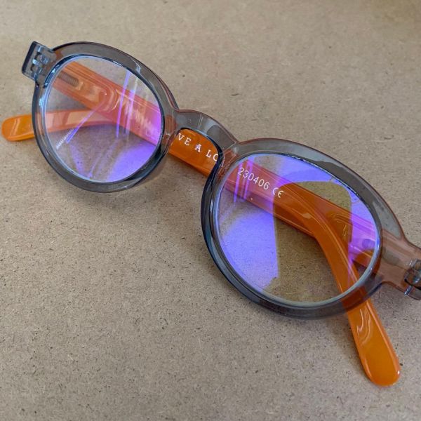 Have a look 灰橘色防藍光老花眼鏡 