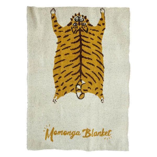 CDF Momonga動物針織薄毛毯 