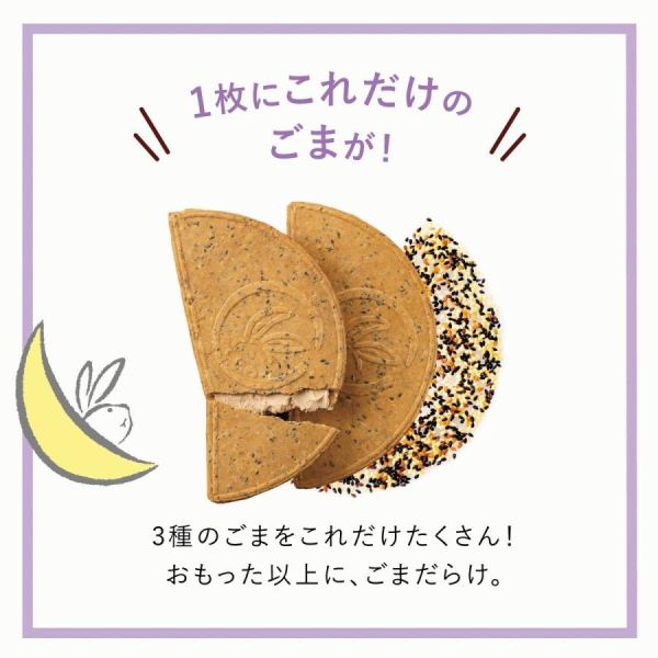 **預購** 鎌倉五郎 芝麻半月夾心薄餅5入 