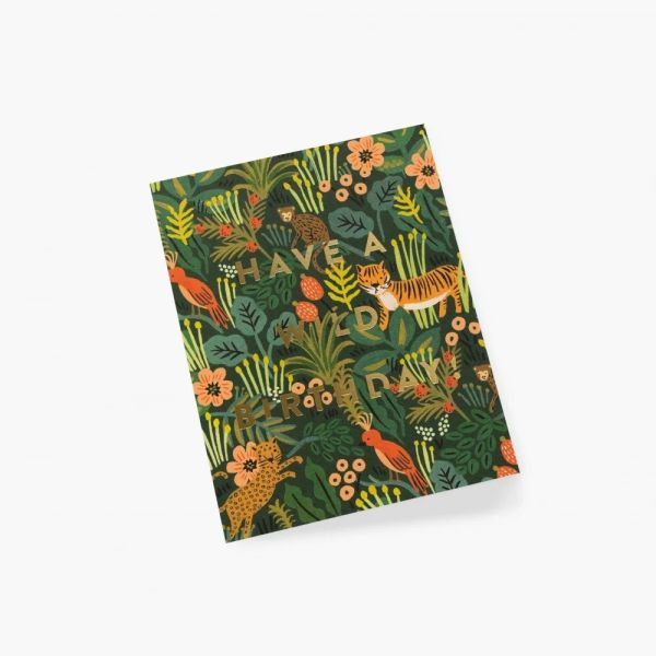Rifle Paper 叢林動物生日卡片 