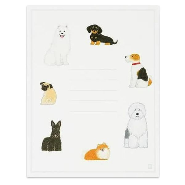 greeting life 米津祐介狗狗信紙組六入組 