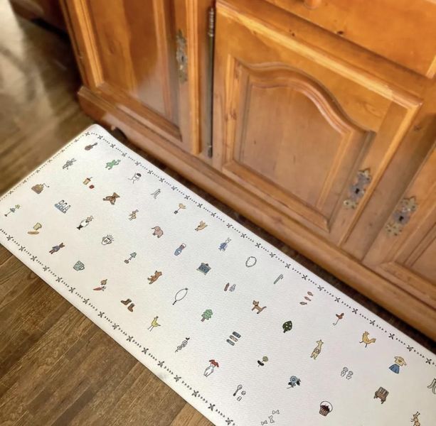 senko atsuko小圖pvc廚房地墊45x180cm 