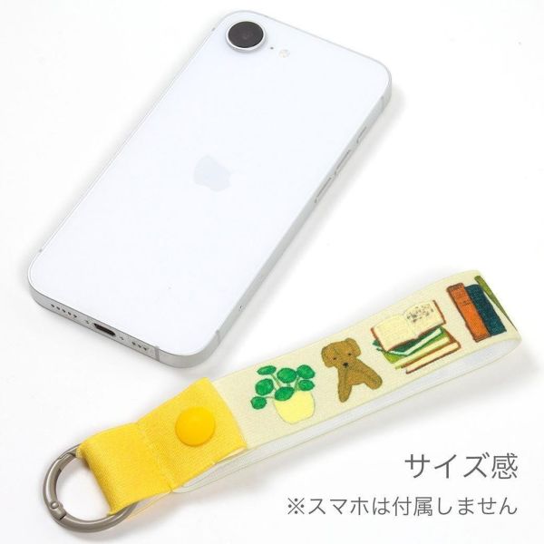 米津佑介 手繪風萬用掛繩(黃) 