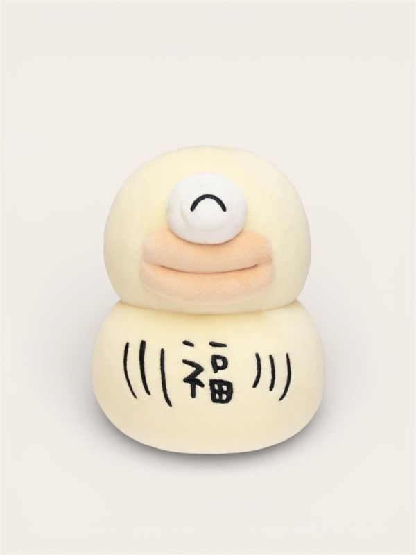 chiikawa 奧德鏡餅/達摩造型毛絨玩偶 