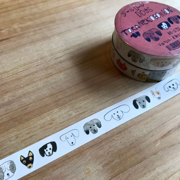 classiky倉敷意匠各種動物圖案貼紙捲 