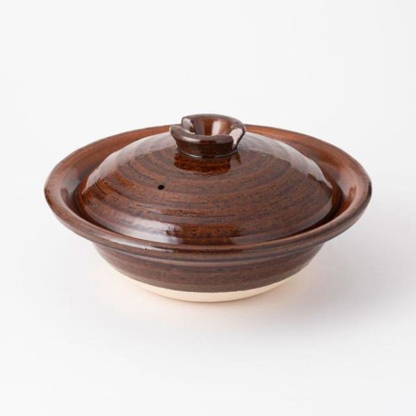 中川政七商店 信樂燒平土鍋 