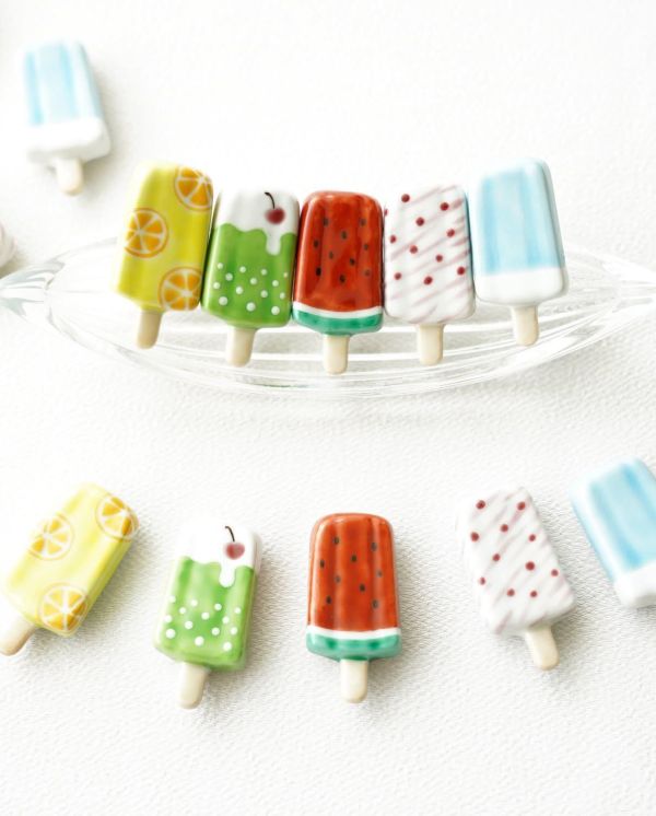 熊谷聰商店 冰棒造型陶瓷筷架 