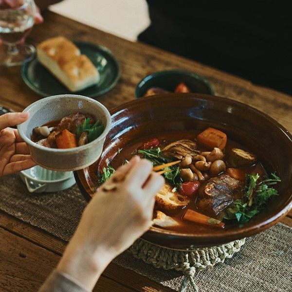 中川政七商店 信樂燒平土鍋 