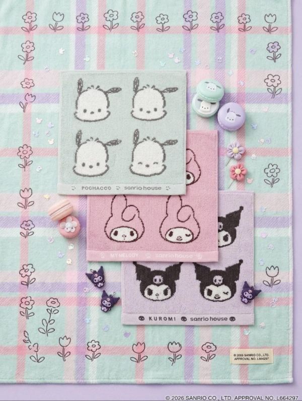 sanrio house 純棉手帕 