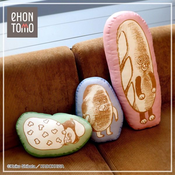 麵包小偷 繪畫風抱枕 