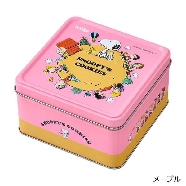 **預購** hokka史努比和朋友浮雕餅乾鐵盒 