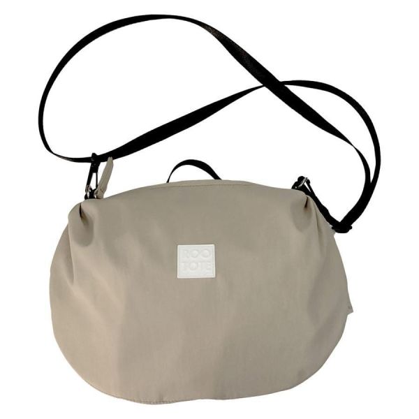 ROOTOTE 標誌素色橢圓側背包 