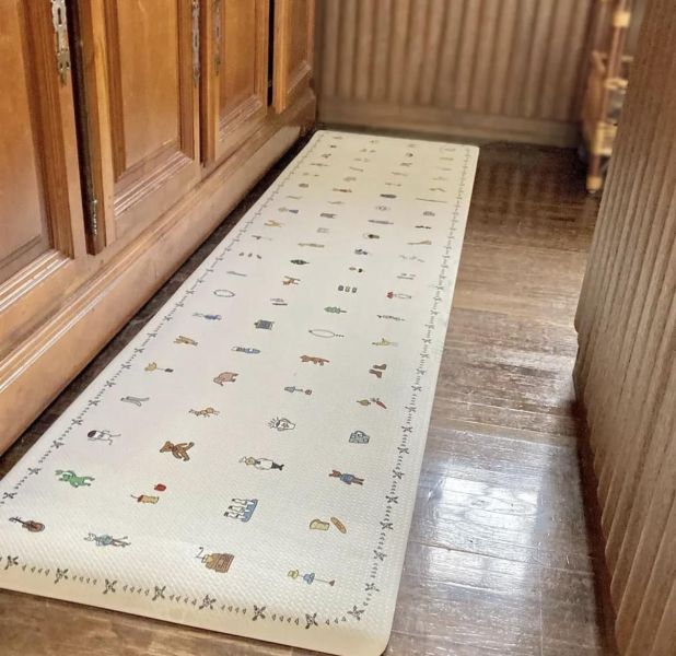 senko atsuko小圖pvc廚房地墊45x180cm 