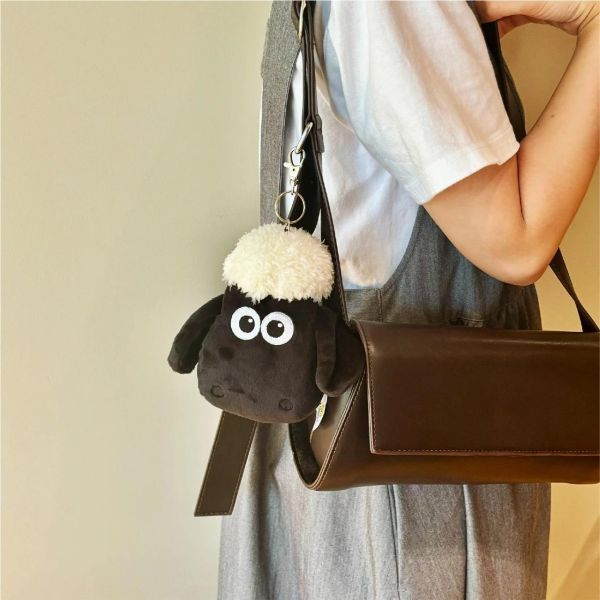 ShaunVillage 笑笑羊玩偶可伸縮票卡夾 