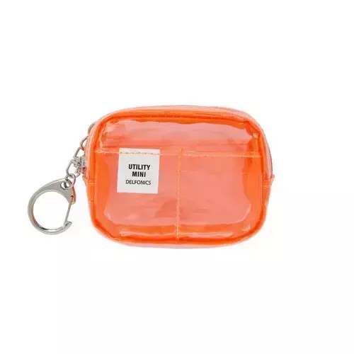 DELFONICS 透明迷你收納包吊飾 