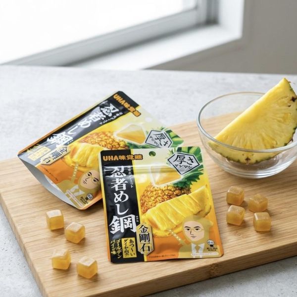 UHA味覺糖 鳳梨味金剛石造型軟糖 