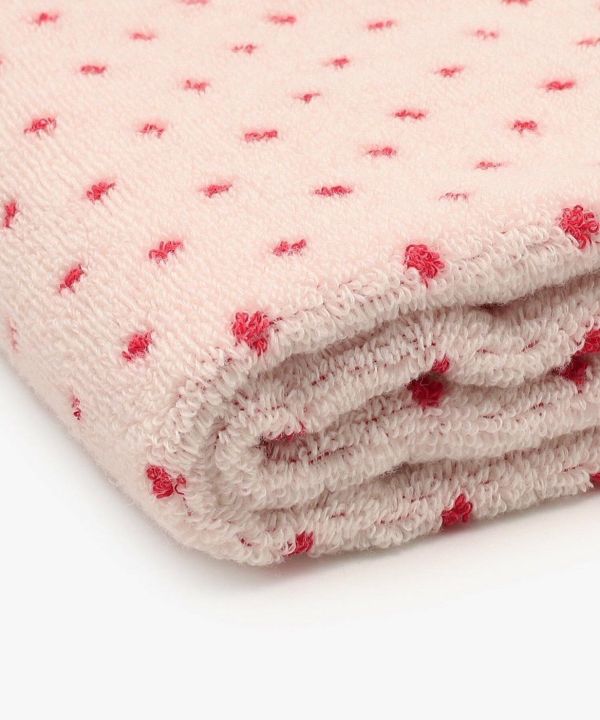 Afternoon Tea 滿版圓點純棉長巾(紅白) 