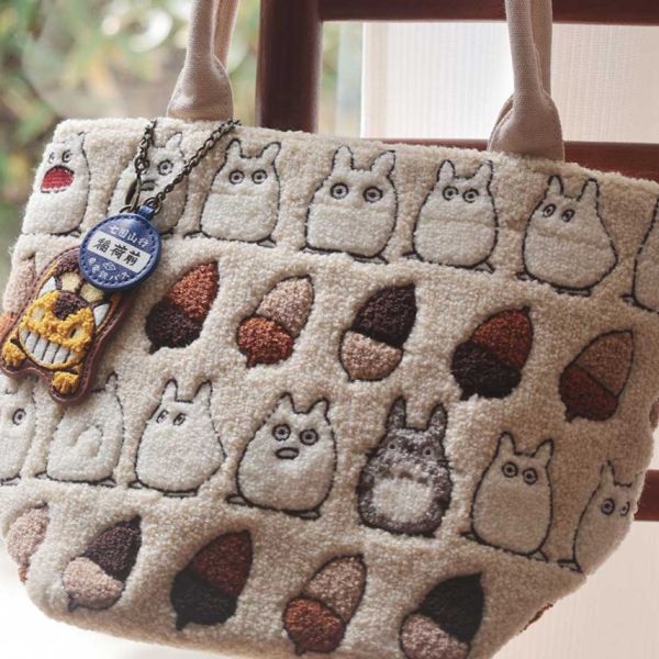 龍貓 Totoro 橡果刺繡手提包 