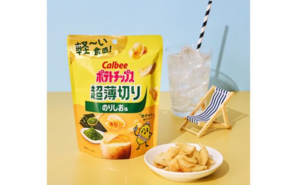 **預購** Calbee 超薄切洋芋片(海苔鹽味) 