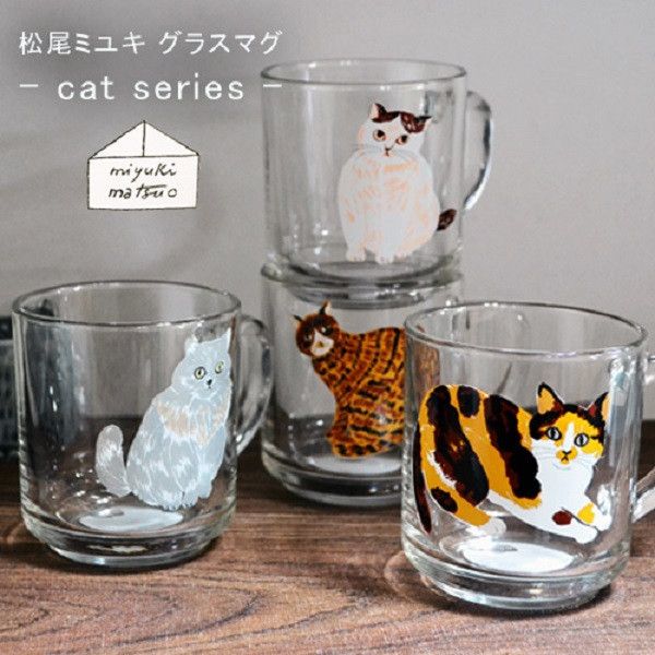 Matsuo Miyuki 松尾美雪 玻璃馬克杯 