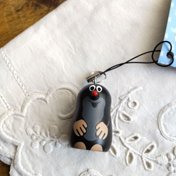 detoa 鼴鼠與他的褲子木製吊飾 