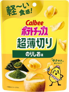 **預購** Calbee 超薄切洋芋片(海苔鹽味) 