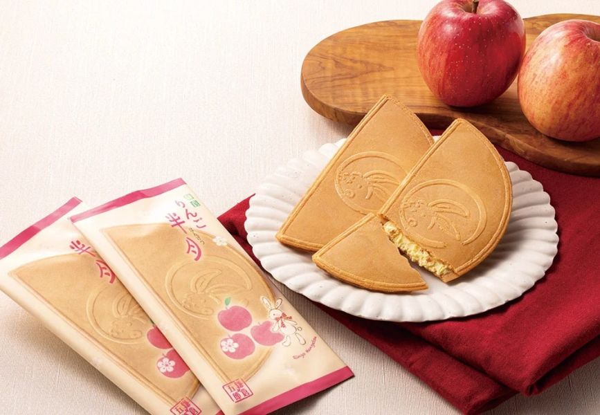 鎌倉五郎 蘋果半月夾心薄餅5入 