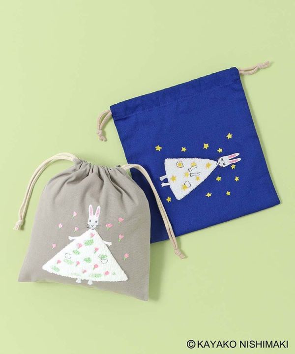 sunstar 繪本我的衣裳刺繡束口袋 