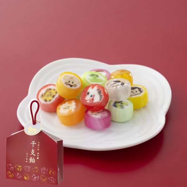 小倉山莊干支生肖糖果18入 