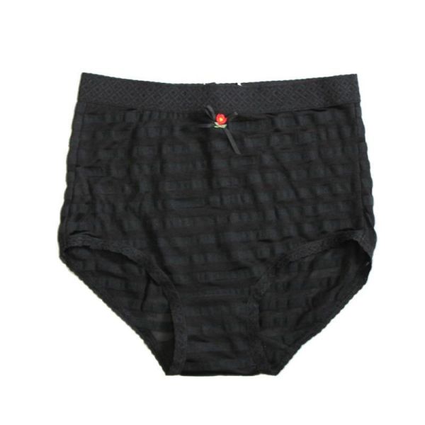 Tunic 花朵條紋蕾絲棉質三角內褲 