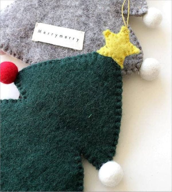 ragstyle 手工羊毛氈聖誕節倒數日曆 