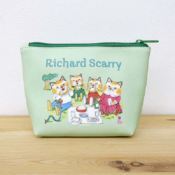 Richard Scarry's BUSY WORLD 皮革舟形收納包 